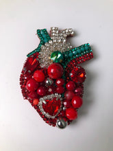Prendedor Corazón Anatómico 7 Cm Alto