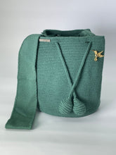 Wayuù Mediana Prendedor 23 x 21 verde oliva