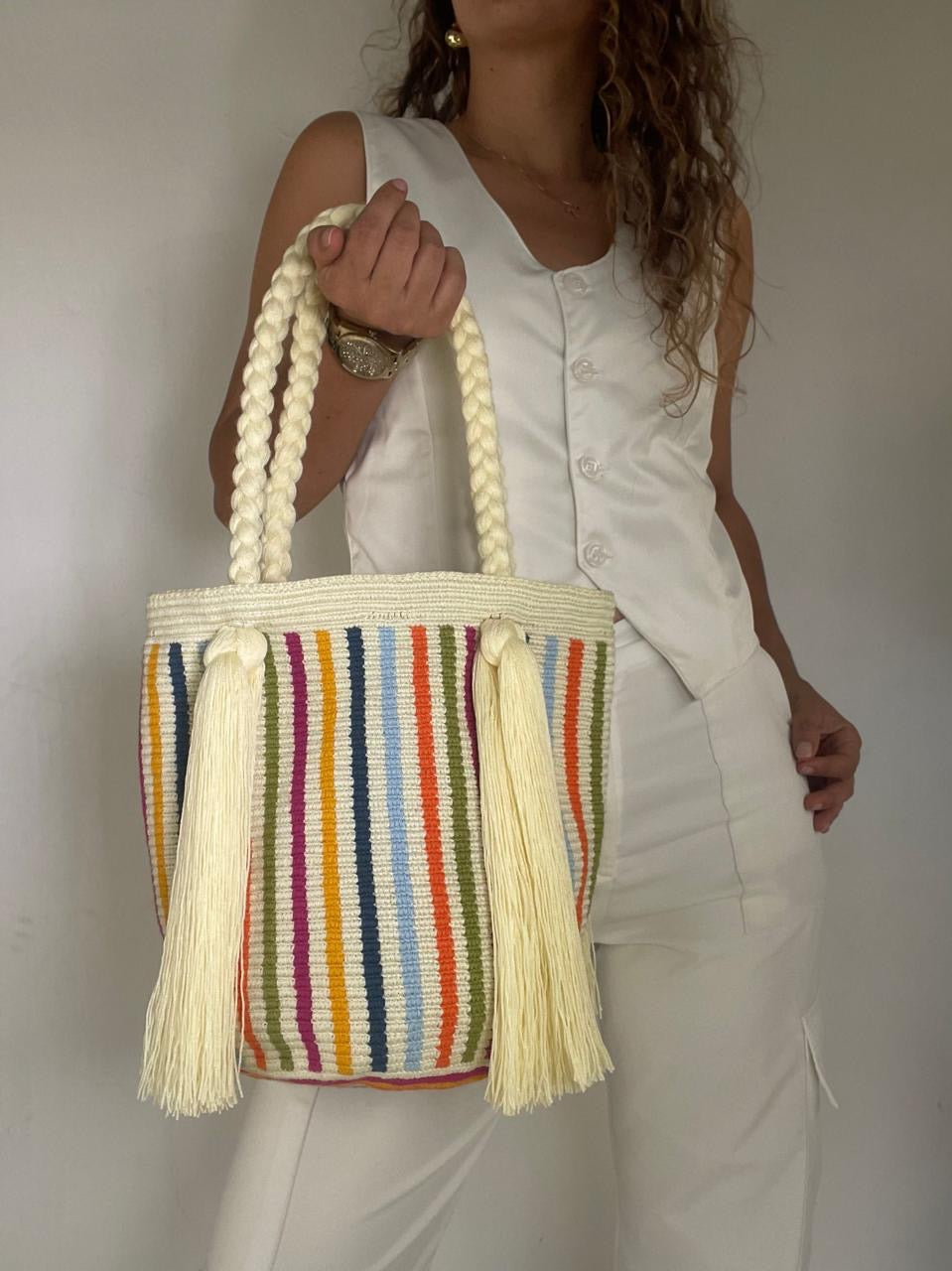 Wayuu Braided Design Bag 29 x 29