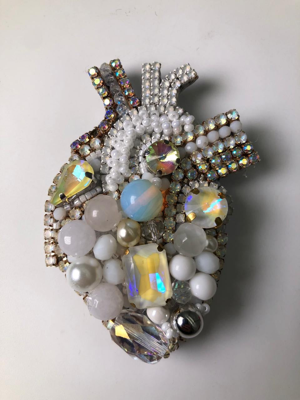 Prendedor Corazón Anatómico 7 Cm Alto