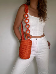 Silk Cord with Chain Loop 22 x 21