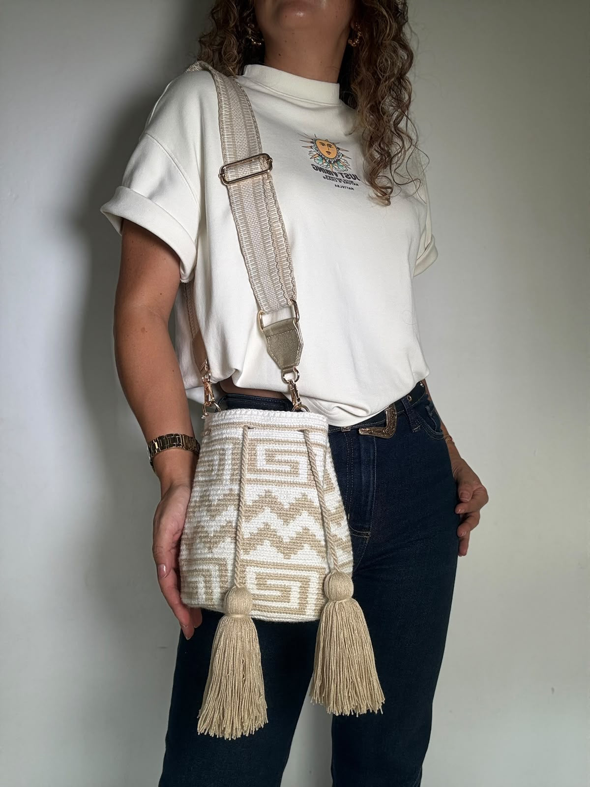Mochila mediana diseño Gaza Ajustable 22x24