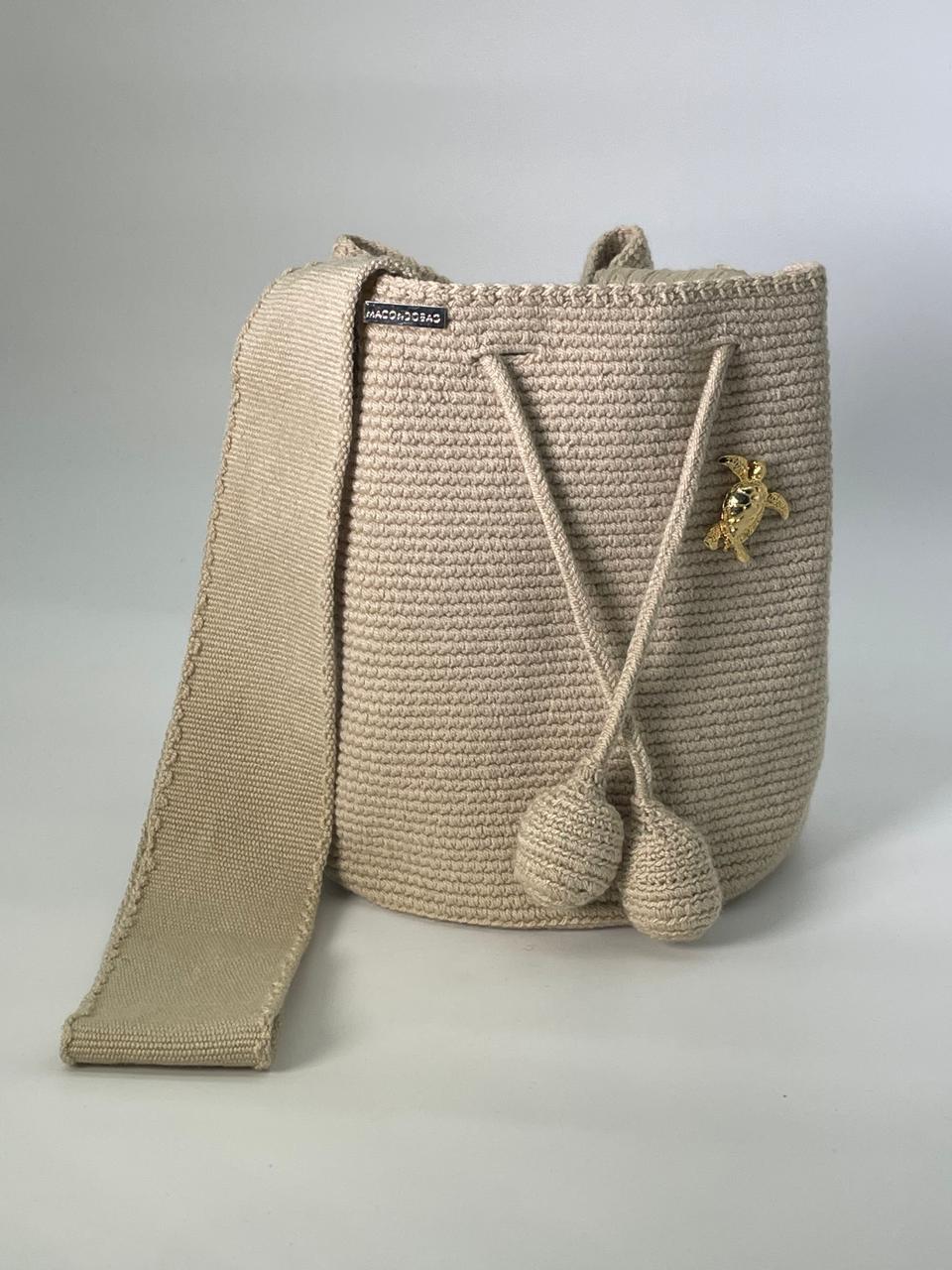 Wayuù Mediana Prendedor 23 x 21 Beige