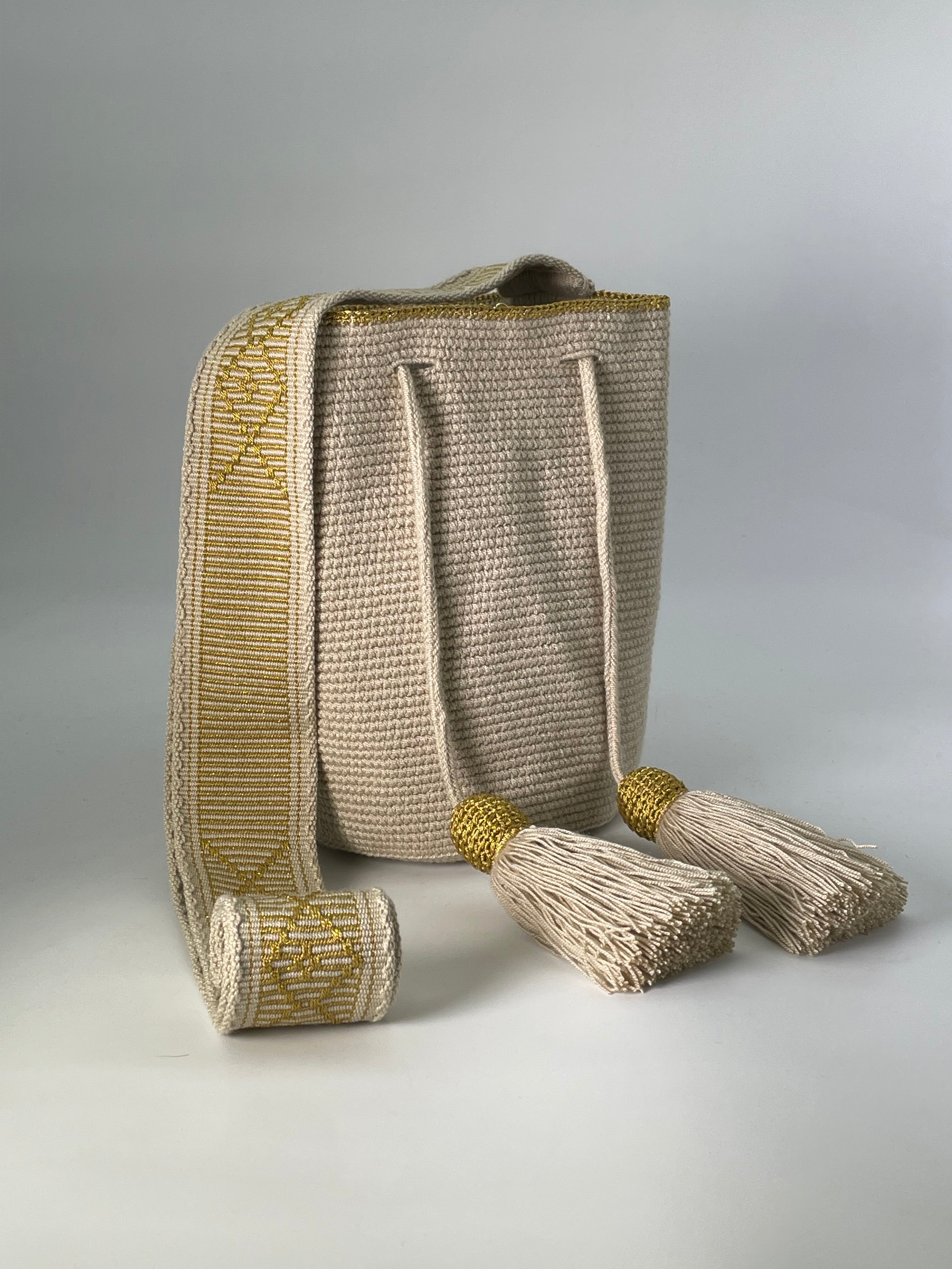 Medianas Gaza Hilo Brillante 22x 24