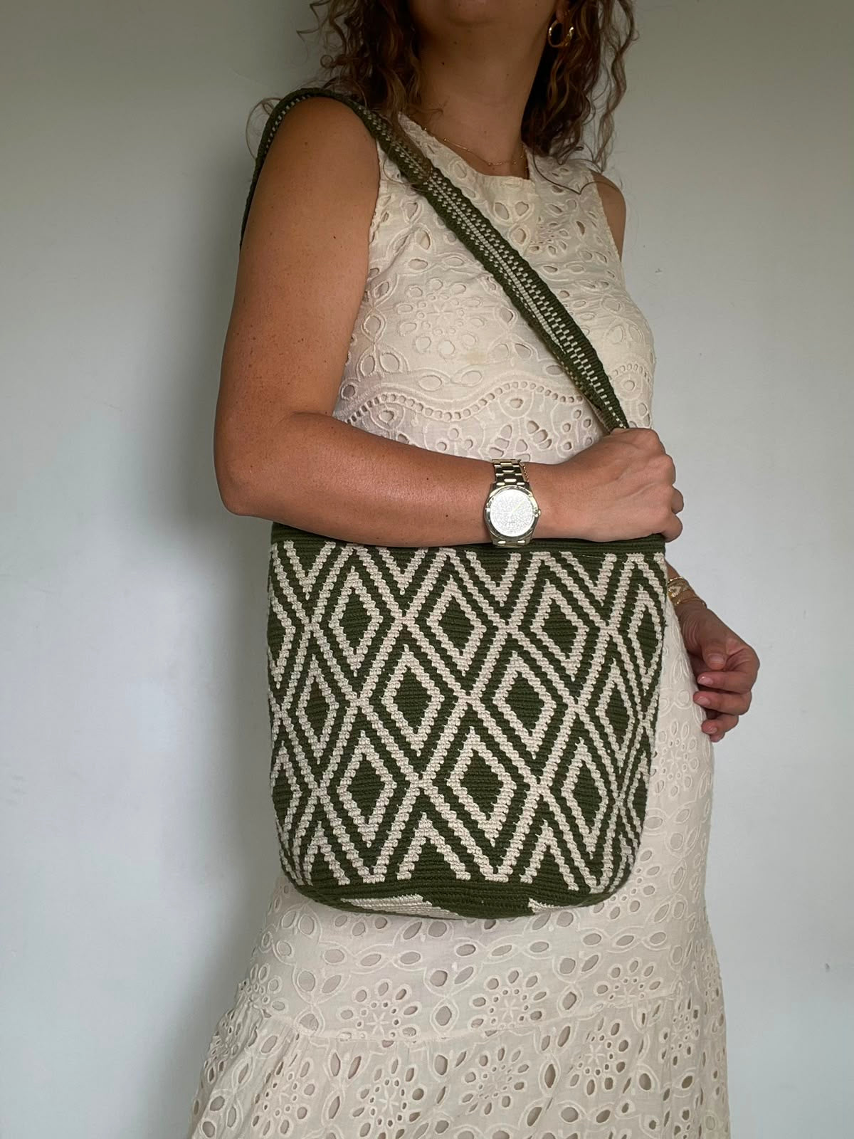 Bolso De Mano y Cargadera 29 x 29 con Cremallera