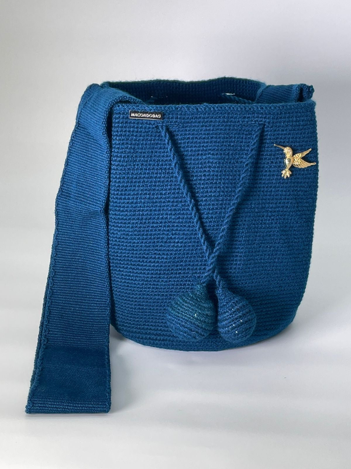 Wayuù Mediana Prendedor 23 x 21 Azul
