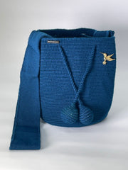 Wayuù Mediana Prendedor 23 x 21 Azul