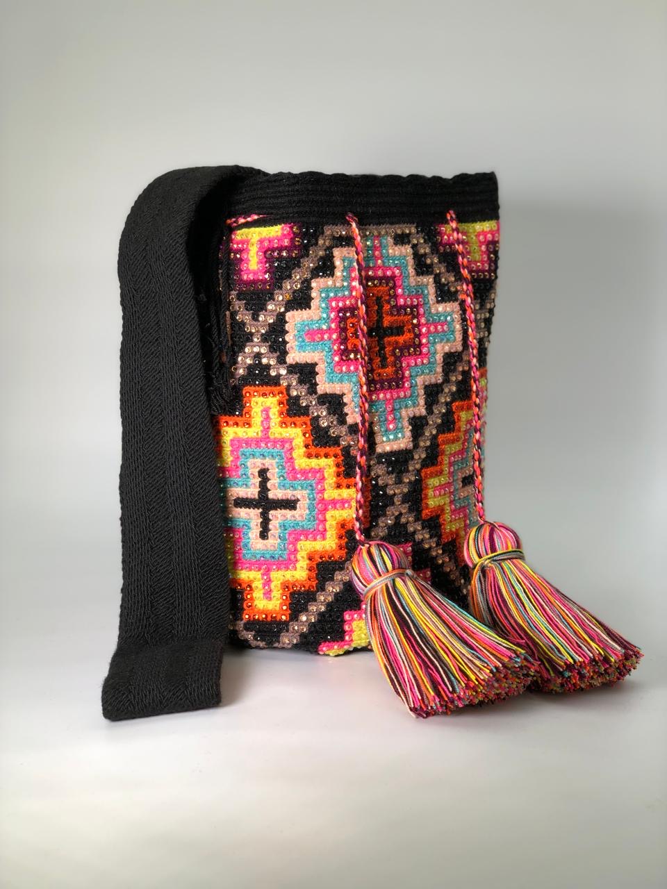 Wayuú Pedrería Grande Matizada 29 x 29