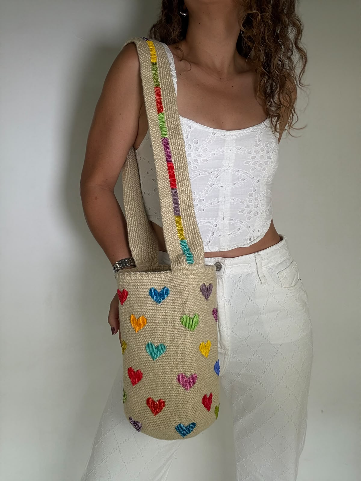 Big Bag Recamada 28 x 24 corazones