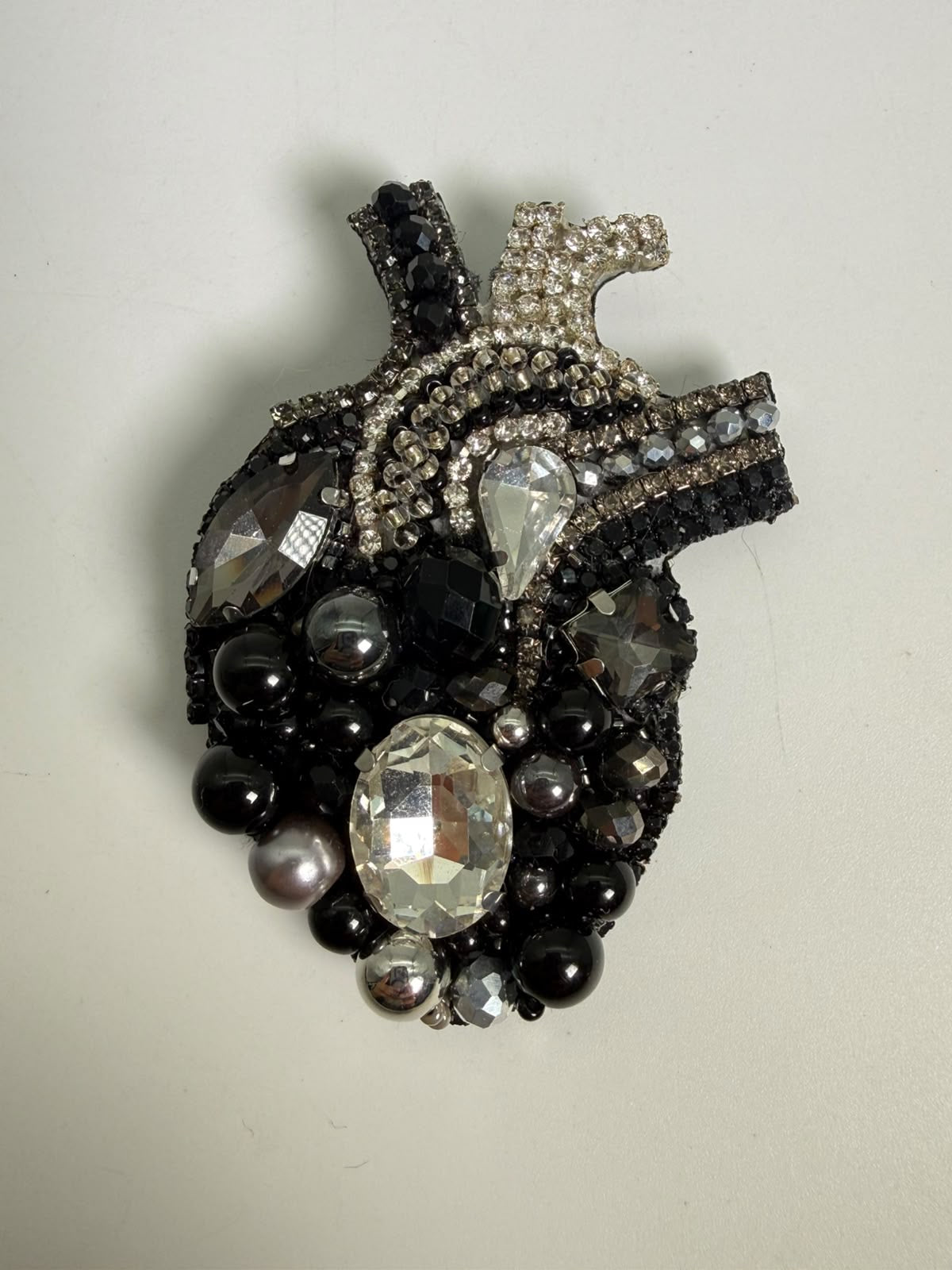 Prendedor Corazón Anatómico 7 Cm Alto