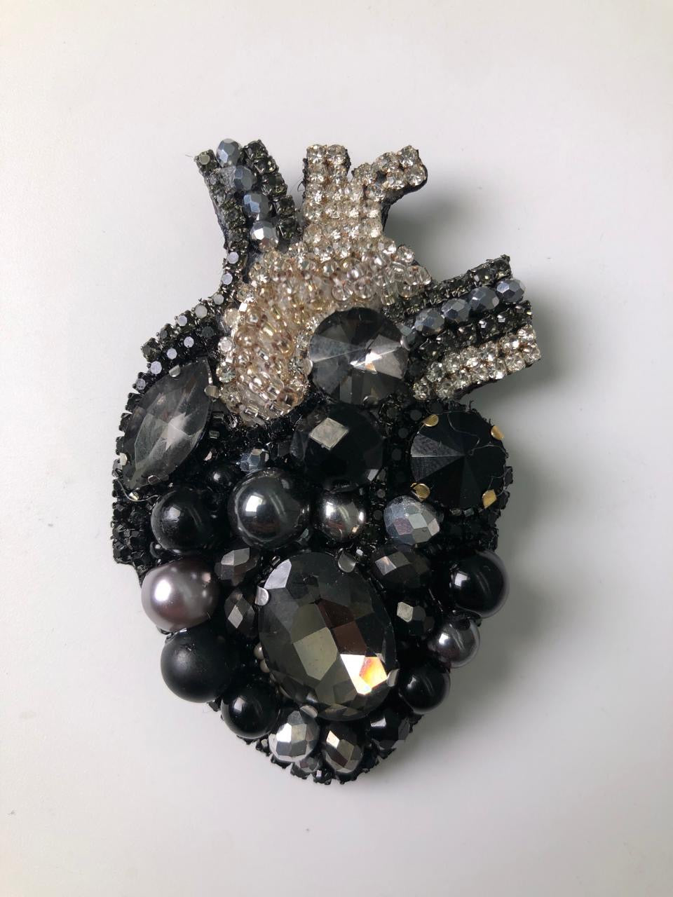 Prendedor Corazón Anatómico 7 Cm Alto