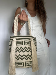 Wayuu Braided Design Bag 29 x 29