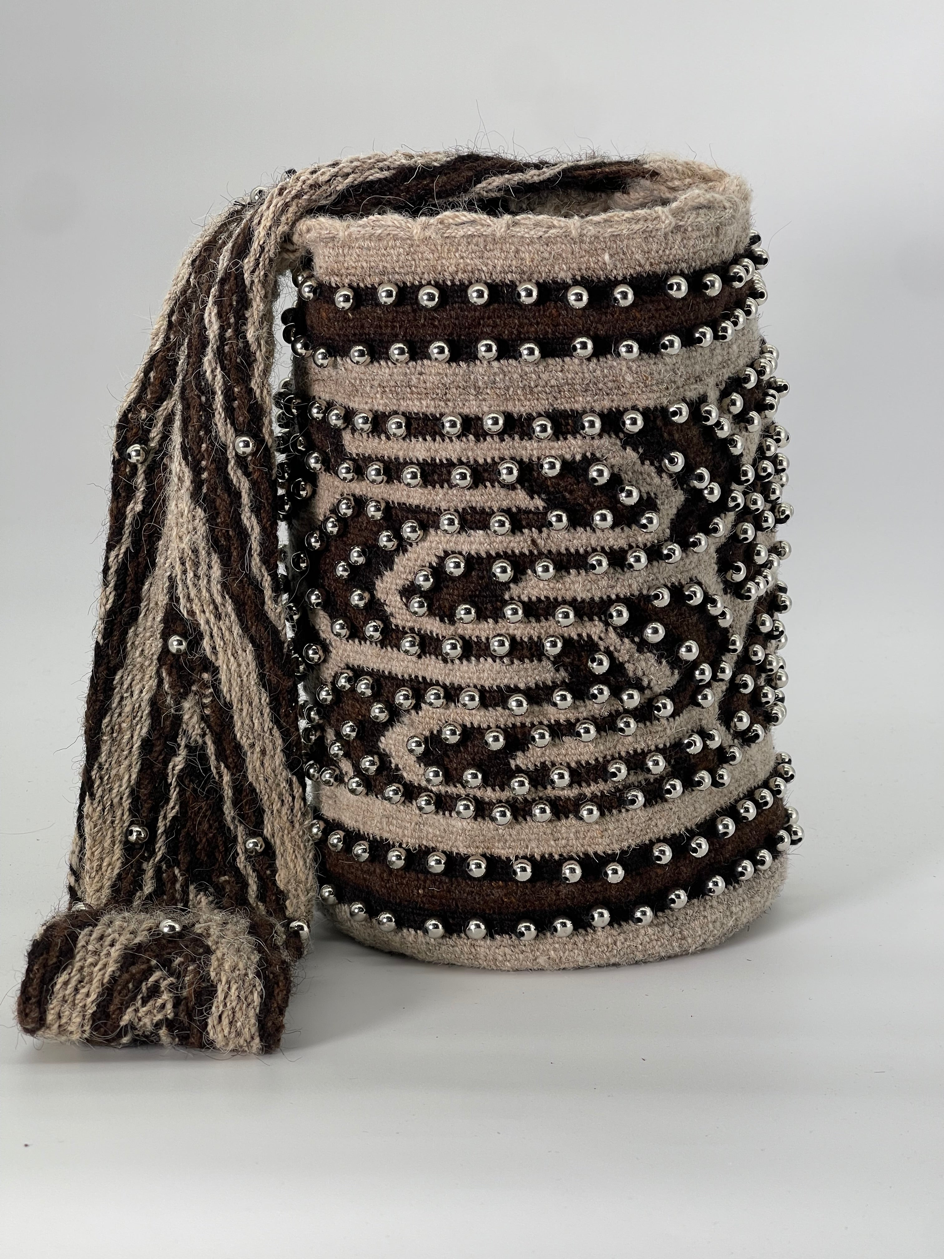 Arhuaca Recamada Básica 28 x 26 Tonos Tierra