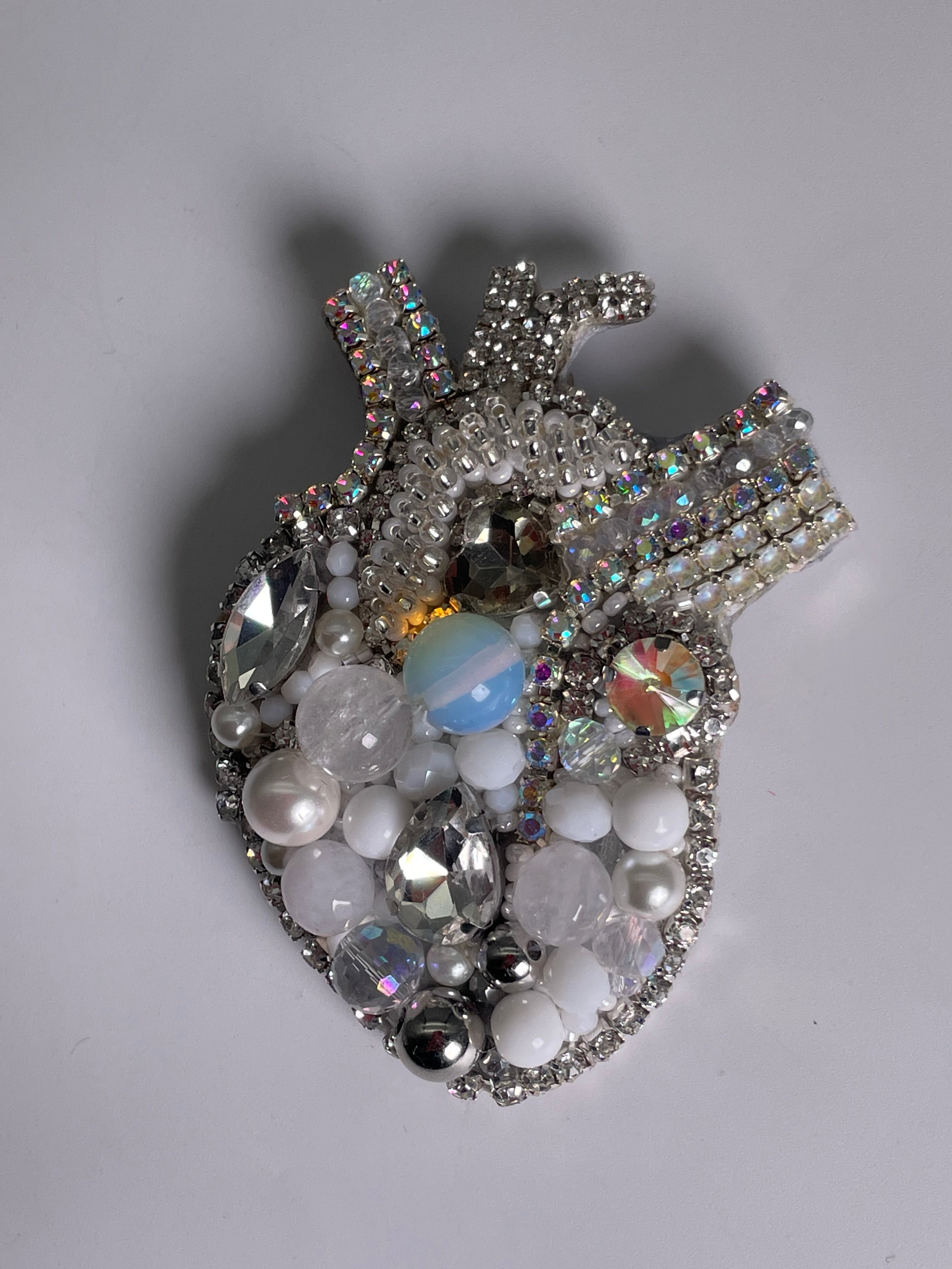 Prendedor Corazón Anatómico 7 Cm Alto