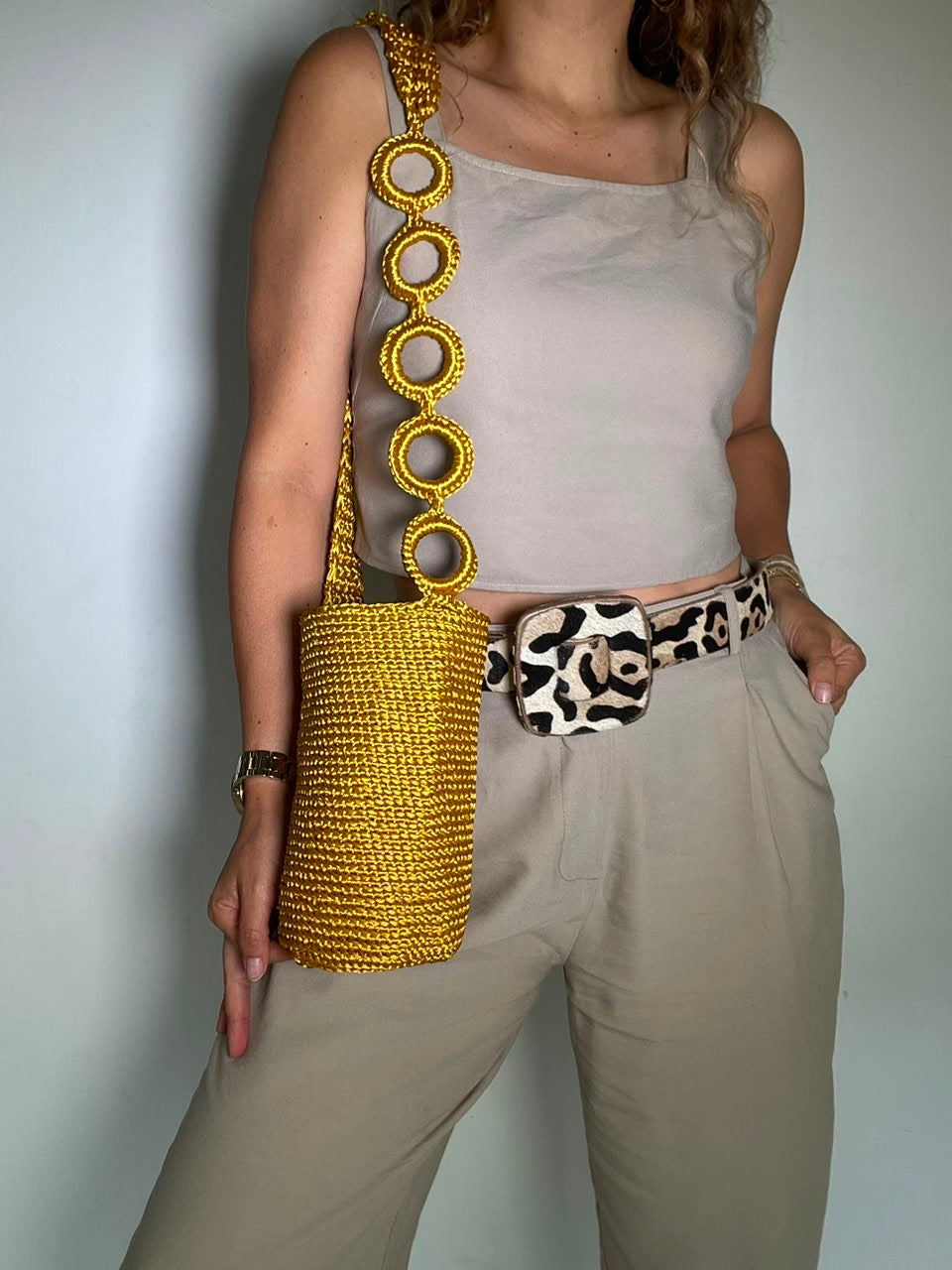 Silk Cord with Chain Loop 22 x 21